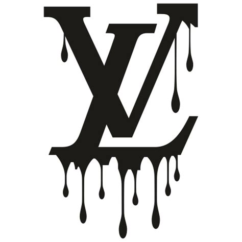 louis vuitton drip logo png.